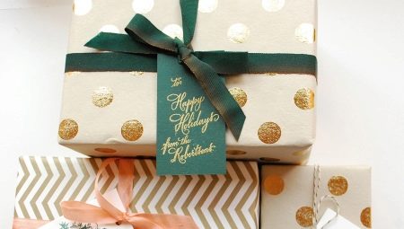 Tags on New Year's gifts: original ideas and tips on making