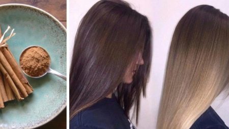 Lightening hair with cinnamon