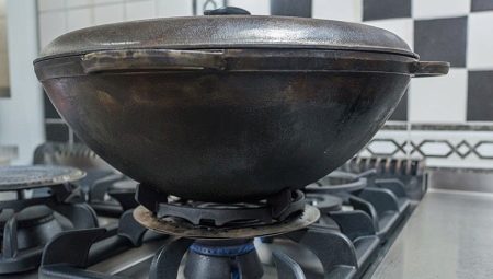 How to choose a cauldron for the plate?