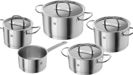 Pans from stainless steel of the Russian production