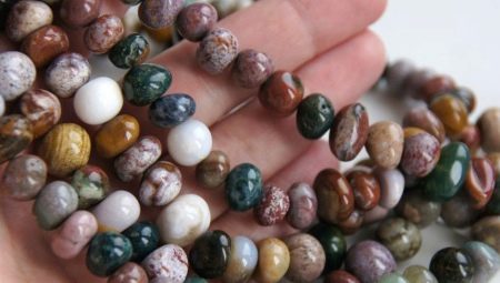 Oceanic Jasper: คุณสมบัติของหินการใช้งานและการคัดเลือก