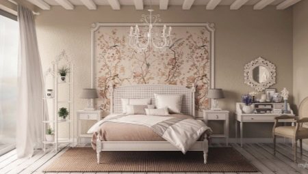 Ideas for decorating the bedroom in the style of Provence