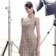 Lace evening dresses