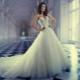 Wedding dress with train