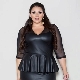 Leather dresses for obese women