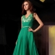 Green evening dresses