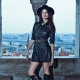Leather dress - a spectacular image with hints of audacity and rebellion