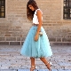 Layered and tiered skirts