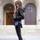Women's leather jacket with a hood - the hit of this year