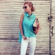 Turquoise blouses