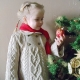 Knitted coat for girls