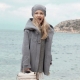 Drape coat for girls