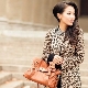 Coat with leopard print