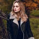 Sheepskin coat with fur