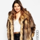 Fur coats of large sizes for obese women