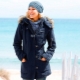 Women's parka blue