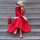 What shoes fit the red dress?