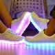 Glowing sneakers
