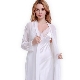 White silk robe