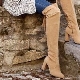 Beige boots