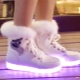 Glowing boots