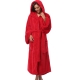 Women's terry robe with a hood