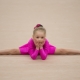 Gymnastic swimsuit with skirt for girls