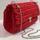 Knitted bag of knitted crochet yarn: master class