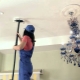How to wash the suspended ceiling?