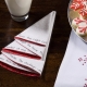 How beautifully folded napkins for the New Year's table?