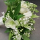 White-green bouquet for the bride: design options and the nuances of choice