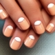 White moon manicure: fashion trends and design ideas