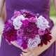 Purple bridal bouquet: the best combinations and tips on choosing