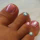 Ideas for creating a pedicure with the help of rubbing