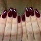 Exquisite ideas manicure color Marsala
