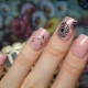 How to make a simple and stylish manicure with dandelions on the nails?