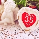 What is the name of the wedding anniversary in 35 years and what is presented for it?