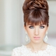 Beautiful wedding hairstyles for medium hair with bangs