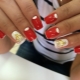 Red-white manicure: features and modern design ideas