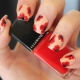 Poppies on nails: technology and stylish ideas