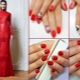 Manicure under the red dress: options and design choices