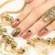 Manicure with gold elements: decor features and fashion trends
