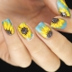 Manicure with sunflowers: popular techniques and stylish ideas
