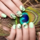 Manicure with birds: examples of design and fashion trends