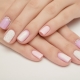 Manicure in pastel colors