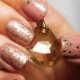 Pink and gold manicure: features and modern ideas