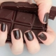Chocolate manicure: the secret of design and ideas of the season