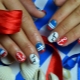 Stylish ideas of sea manicure with an anchor