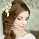 Wedding hairstyle on the side