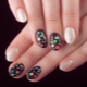 Technique of doing drawings on the nails using dots